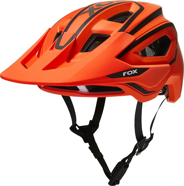 Cyklistická helma Fox Speedframe Pro MIPS Dvide Fluorescent Orange