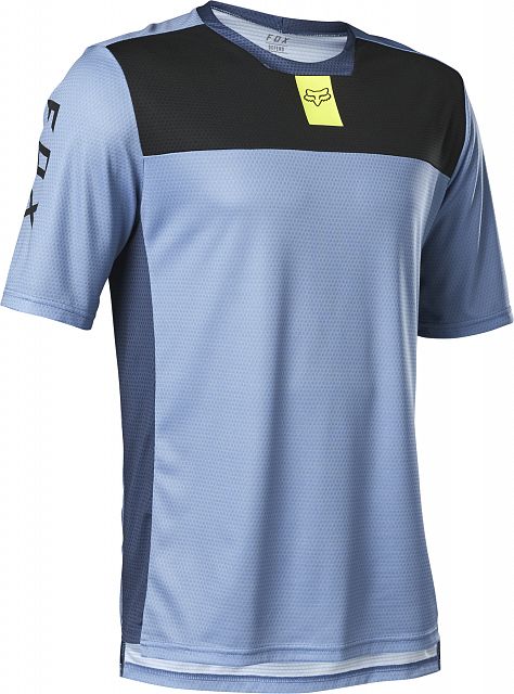 Cyklistický dres Fox Defend SS Jersey Dusty Blue