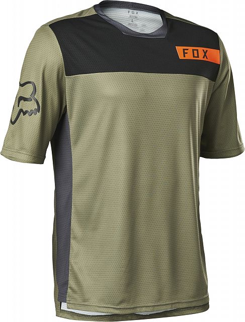 Cyklistický dres Fox Defend SS Jersey Moth Bark