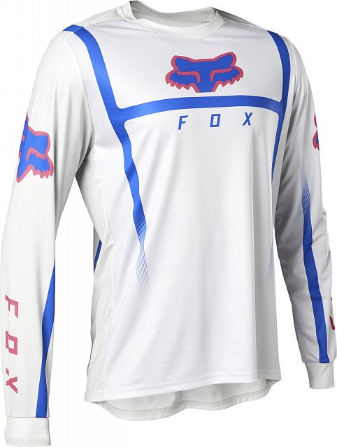 Cyklistický dres Fox Ranger RS LS Jersey Light Grey