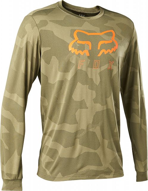 Cyklistický dres Fox Ranger Tru Dri LS Jersey Bark