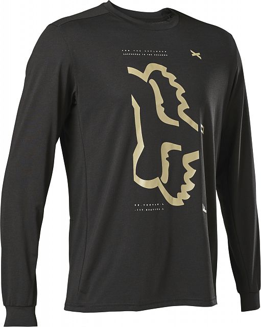Cyklistický dres Fox Ranger Drirelease LS Jersey Black