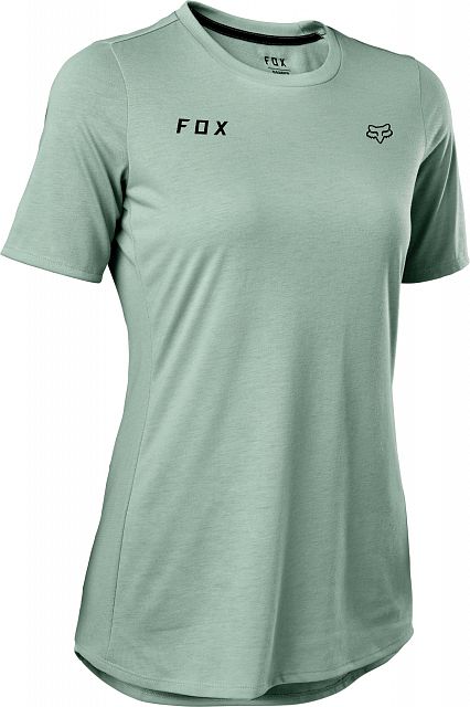 Dámský cyklistický dres Fox Womens Ranger Drirelease SS Jersey Double Fox Eucalyptus