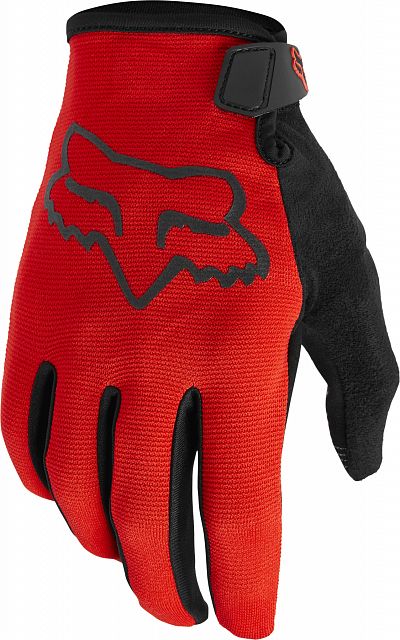 Pánské cyklistické rukavice Fox Ranger Glove Fluorescent Red