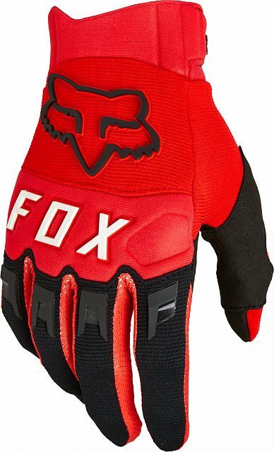 Pánské cyklistické rukavice Fox Dirtpaw Glove Fluorescent Red