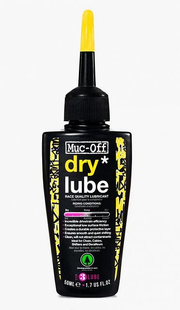 Mazivo na řetěz do sucha MUC-OFF Bio Dry Lube 50ml