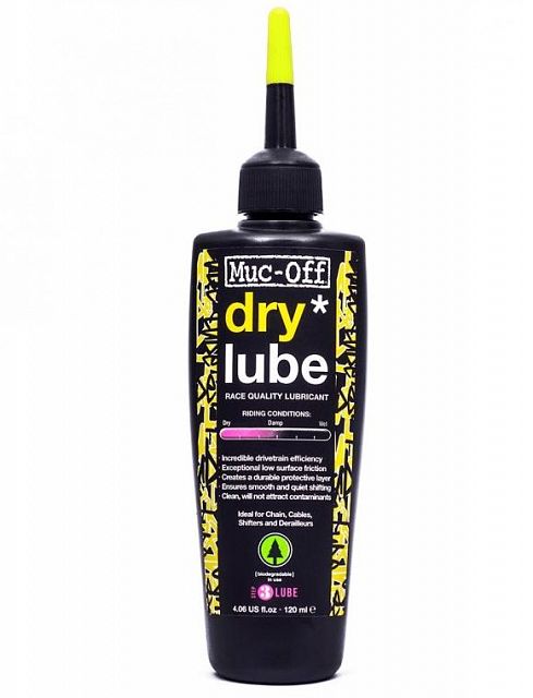 Mazivo na řetěz do sucha MUC-OFF Bio Dry Lube 120ml
