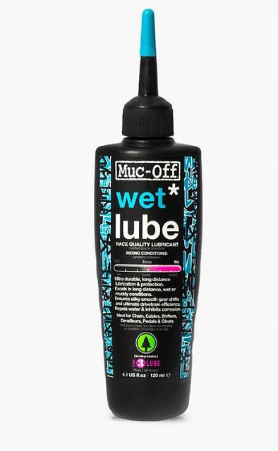 Mazivo na řetěz do mokra MUC-OFF Bio Wet Lube 120ml