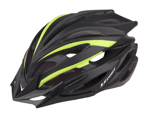 Cyklistická helma PRO-T Zamora černo-zelená matná