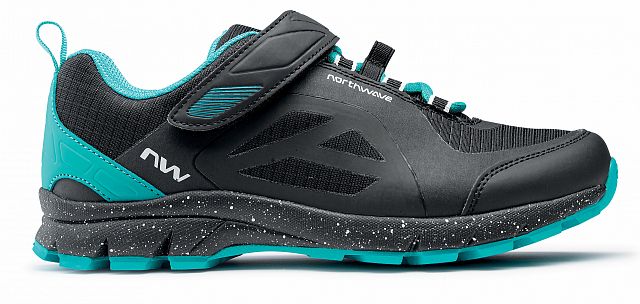 Dámské cyklistické tretry Northwave Escape Evo Wmn Black/Aqua