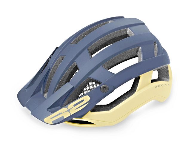 Cyklistická helma R2 CROSS ATH32D šedá/béžová