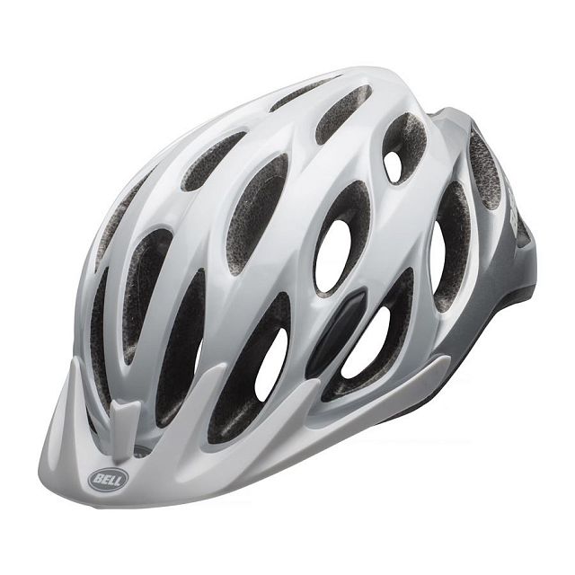 Cyklistická helma BELL Traverse White/Silver