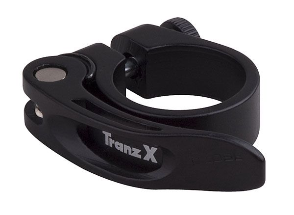 Objímka podsedlová TRANZ-X s rychloupínákem černá 34,9mm