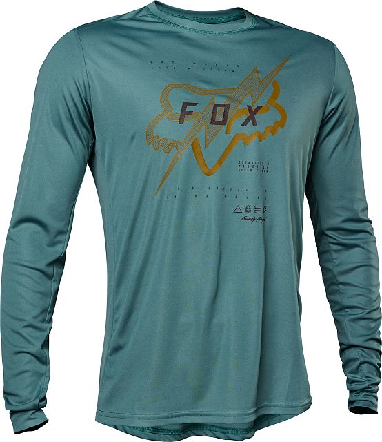 Cyklistický dres Fox Ranger LS Jersey Jectr Sea Foam