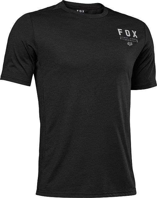 Cyklistický dres Fox Ranger Drirelease SS Jersey Crys Black