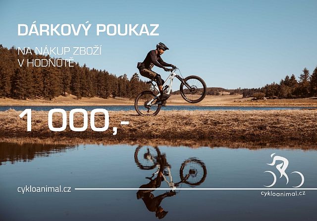 Dárkový poukaz na nákup zboží v hodnotě 1000 Kč