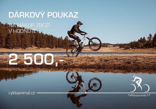 Dárkový poukaz na nákup zboží v hodnotě 2500 Kč