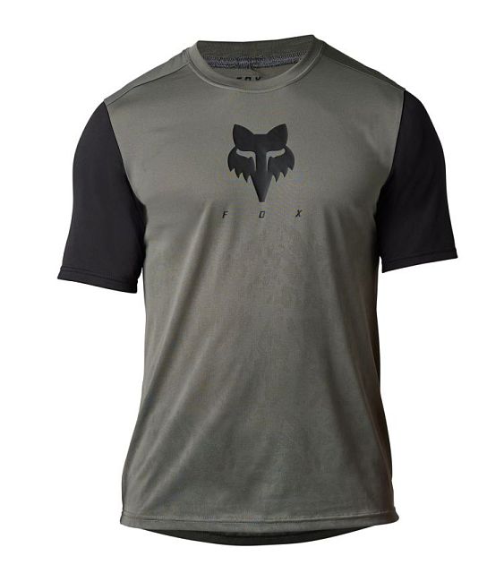 Cyklistický dres Fox Ranger Tru Dri SS Jersey Pewter