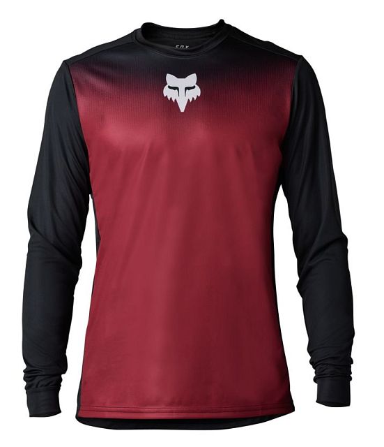 Cyklistický dres Fox Ranger LS Jersey Keel Bordeaux