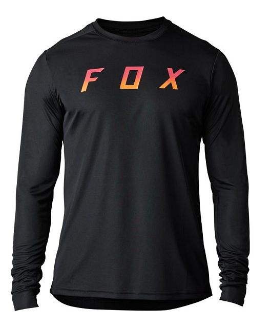 Cyklistický dres Fox Ranger LS Jersey Dose Black