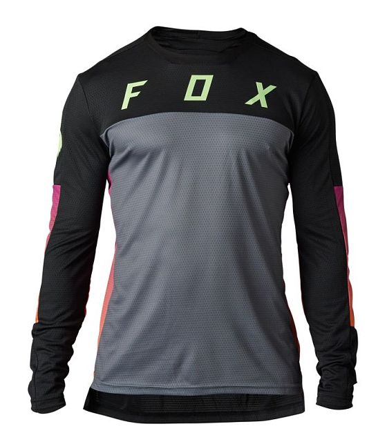 Cyklistický dres Fox Defend LS Jersey Cekt Black