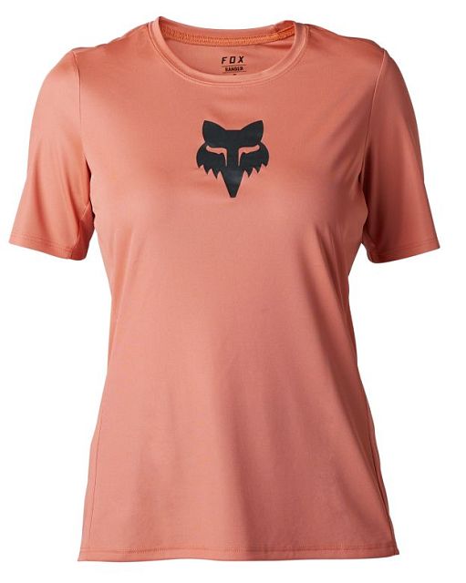 Dámský cyklistický dres Fox Womens Ranger SS Jersey Foxhead Salmon