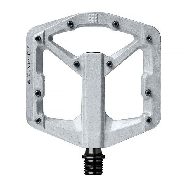 Platformové pedály Crankbrothers Stamp 2 Small Raw Silver