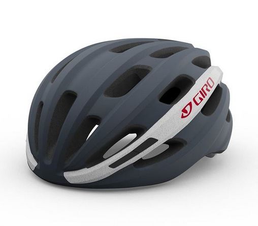 Cyklistická helma GIRO Isode Mat Portaro Grey/White/Red
