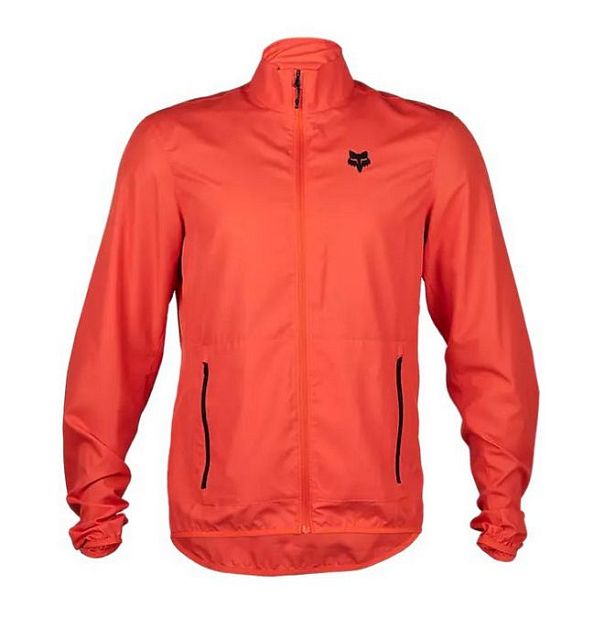 Pánská cyklistická bunda Fox Ranger Wind Jacket Orange Flame