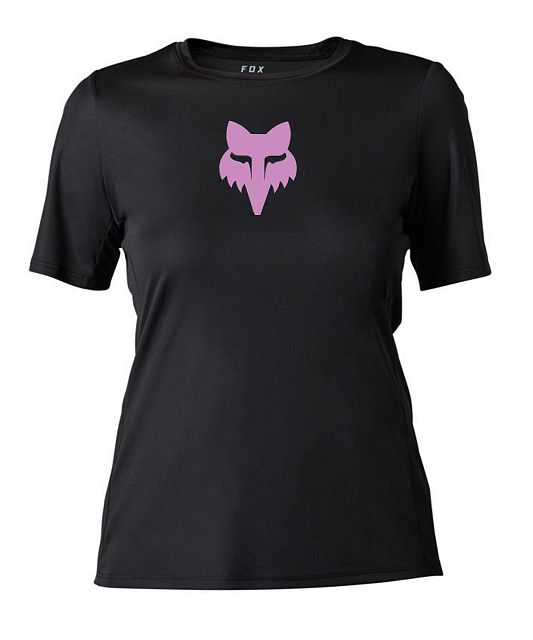 Dámský cyklistický dres Fox Womens Ranger SS Jersey Foxhead Black/Pink