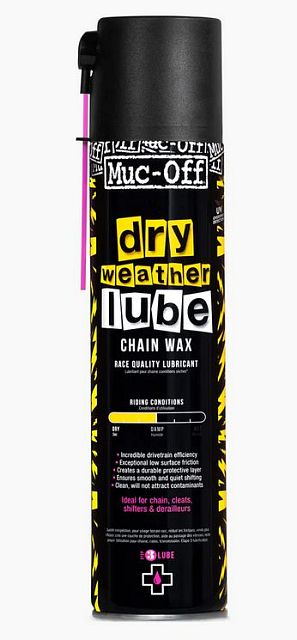 Mazivo na řetěz do sucha MUC-OFF Dry Weather Lube 400ml