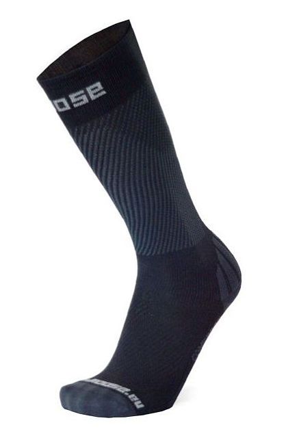 Kompresní cyklistické ponožky MOOSE Compress SPURT černá