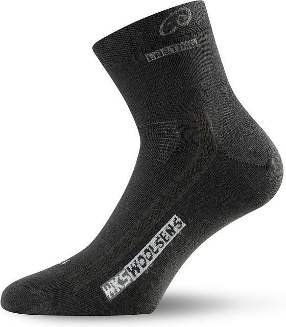 Merino ponožky Lasting WKS 900 černá