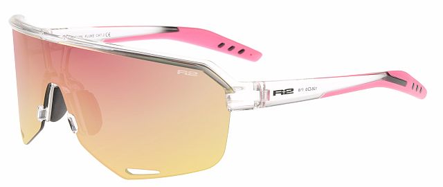 Sportovní brýle R2 FLUKE AT100L krystalově čirá/růžová