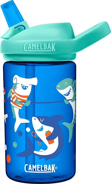 Dětská láhev CamelBak Eddy+ Kids 0,4l Shark Summer Camp