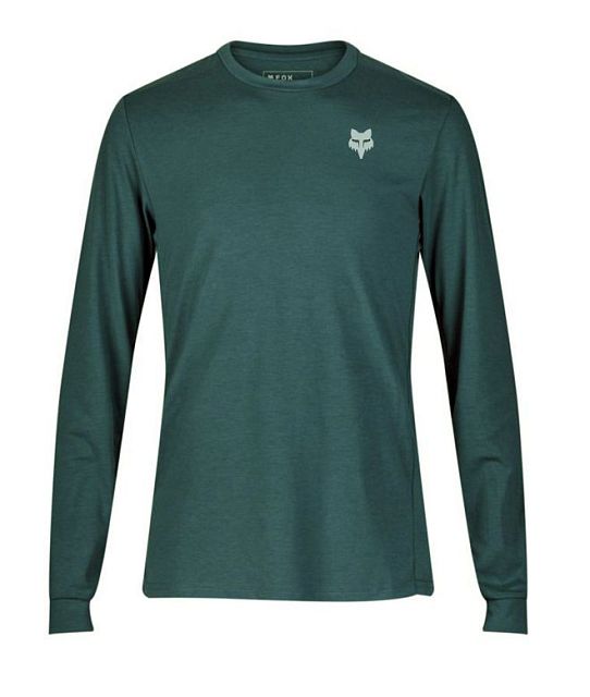 Cyklistický dres Fox Ranger Drirelease LS Jersey Shepherds Hunter Green