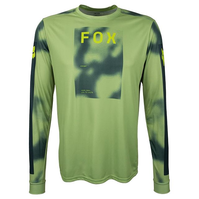 Cyklistický dres Fox Ranger LS Jersey Taunt Pale Green