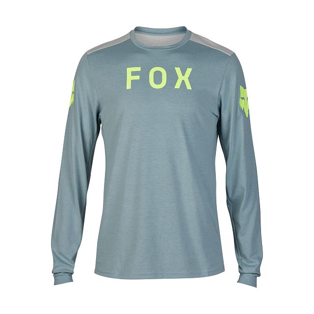 Cyklistický dres Fox Ranger Drirelease LS Jersey Aviation Gunmetal