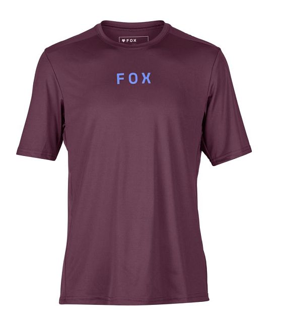 Cyklistický dres Fox Ranger SS Jersey Moth Dark Purple