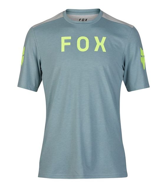 Cyklistický dres Fox Ranger Drirelease SS Jersey Aviation Gunmetal