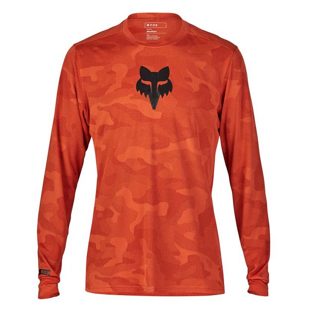 Cyklistický dres Fox Ranger Tru Dri LS Jersey Atomic Orange