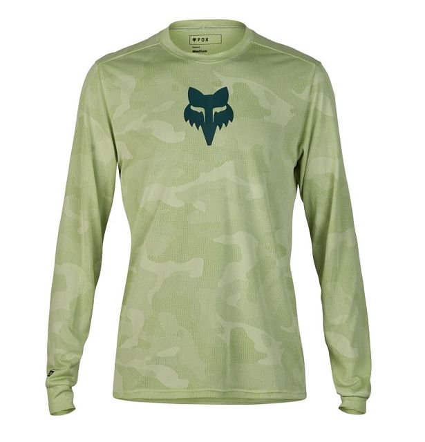 Cyklistický dres Fox Ranger Tru Dri LS Jersey Cactus