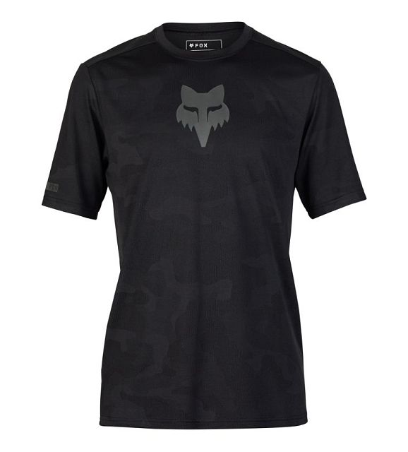 Cyklistický dres Fox Ranger Tru Dri SS Jersey Black