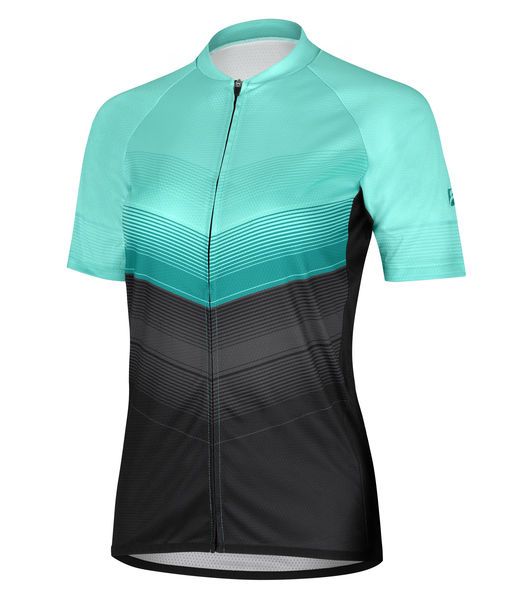 Dámský cyklistický dres Etape Violet mint/černá