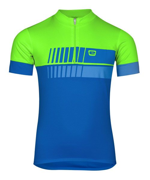 Dětský cyklistický dres Etape Peddy 2.0 zelená/modrá