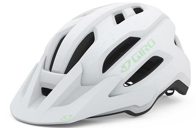 Dámská cyklistická helma GIRO Fixture II W Mat White/Space Green