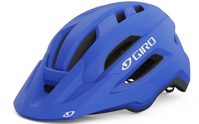 Cyklistická helma GIRO Fixture II Mat Trim Blue