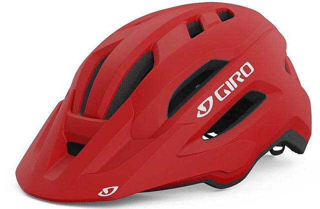 Cyklistická helma GIRO Fixture II Mat Trim Red