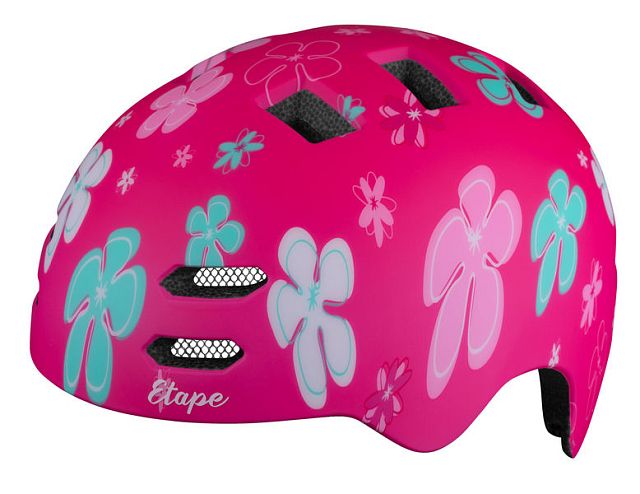 Dětská cyklistická helma Etape Buddy růžová/mint mat
