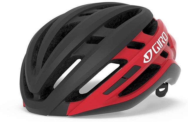 Cyklistická helma GIRO Agilis Mat Black/Bright Red L